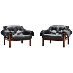 Pair of Percival Lafer Lounge Chairs, Brazil, 1960