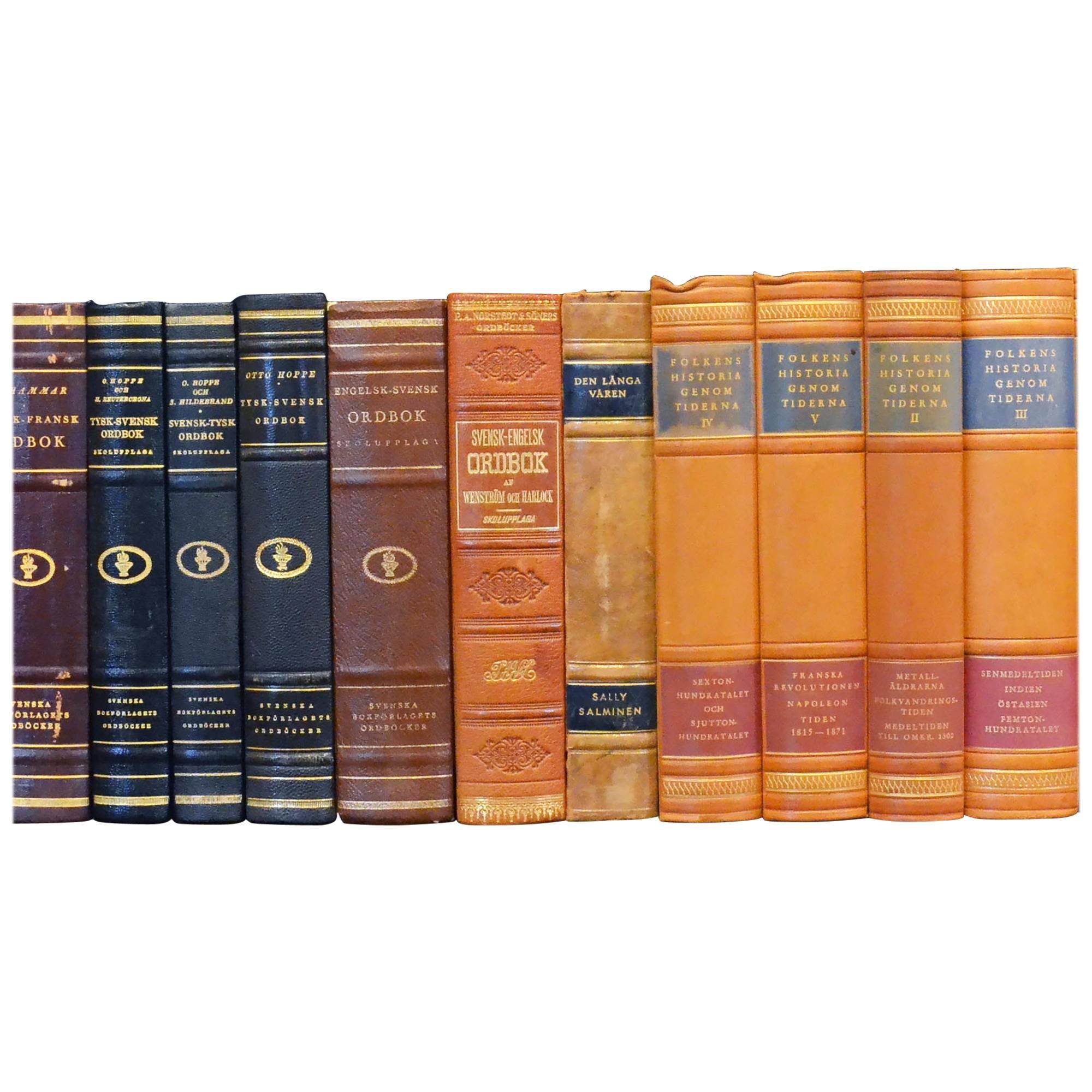 Early 20th Century Leather Bound Library Books Series 41