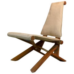 Dromedary S46Y Chlac Armchair by Pierre Chapo, 1960