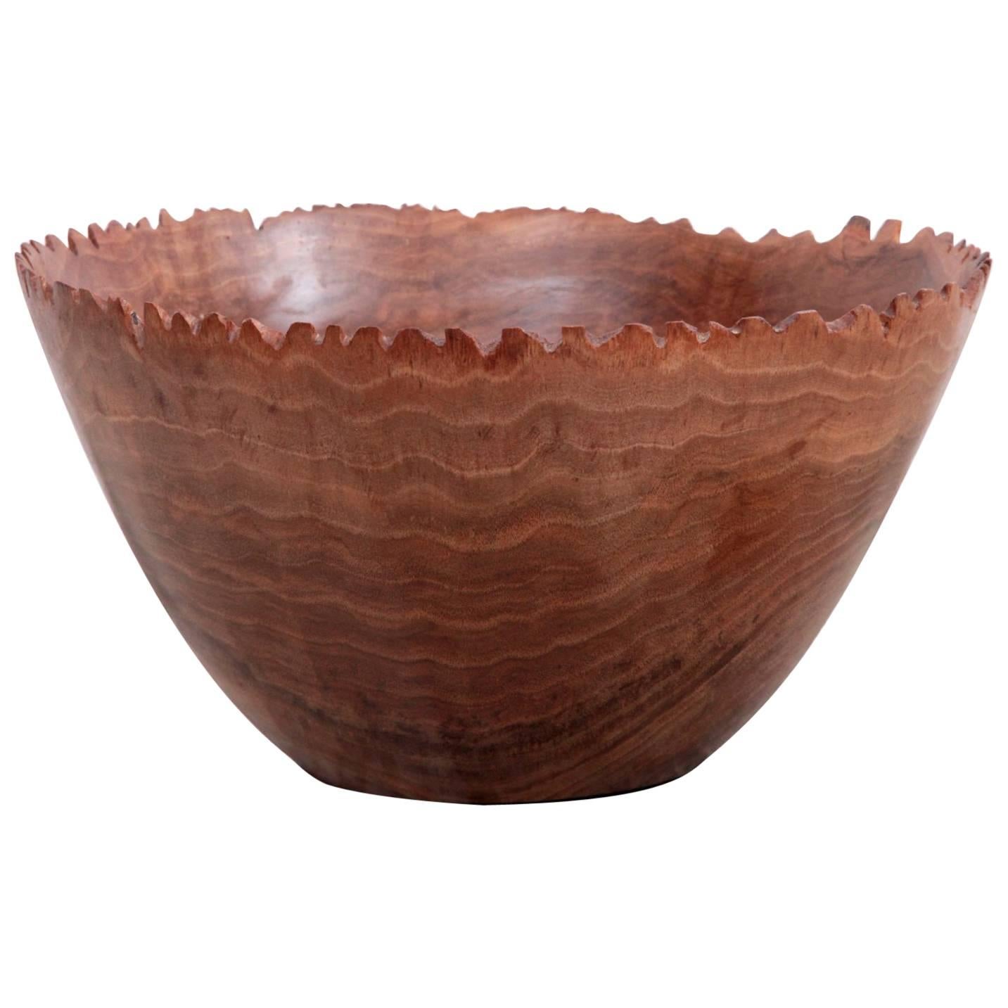 Huge Turned Wood Bowl by Woodworker Eckart Mohlenbeck