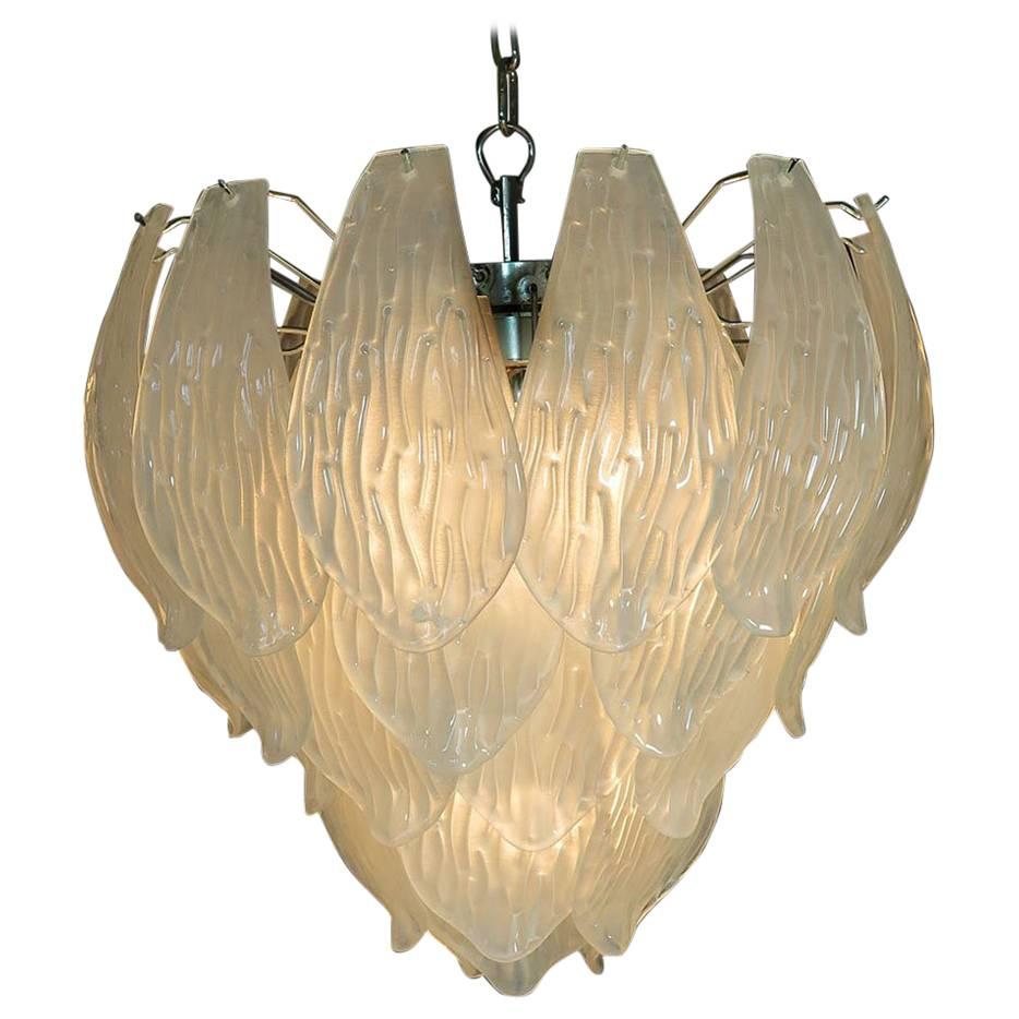 Italian Murano Petals Chandelier, Murano