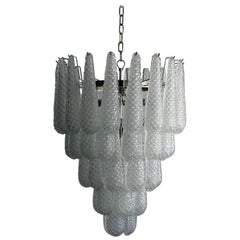 Retro Italian Murano Petals Chandelier, Murano