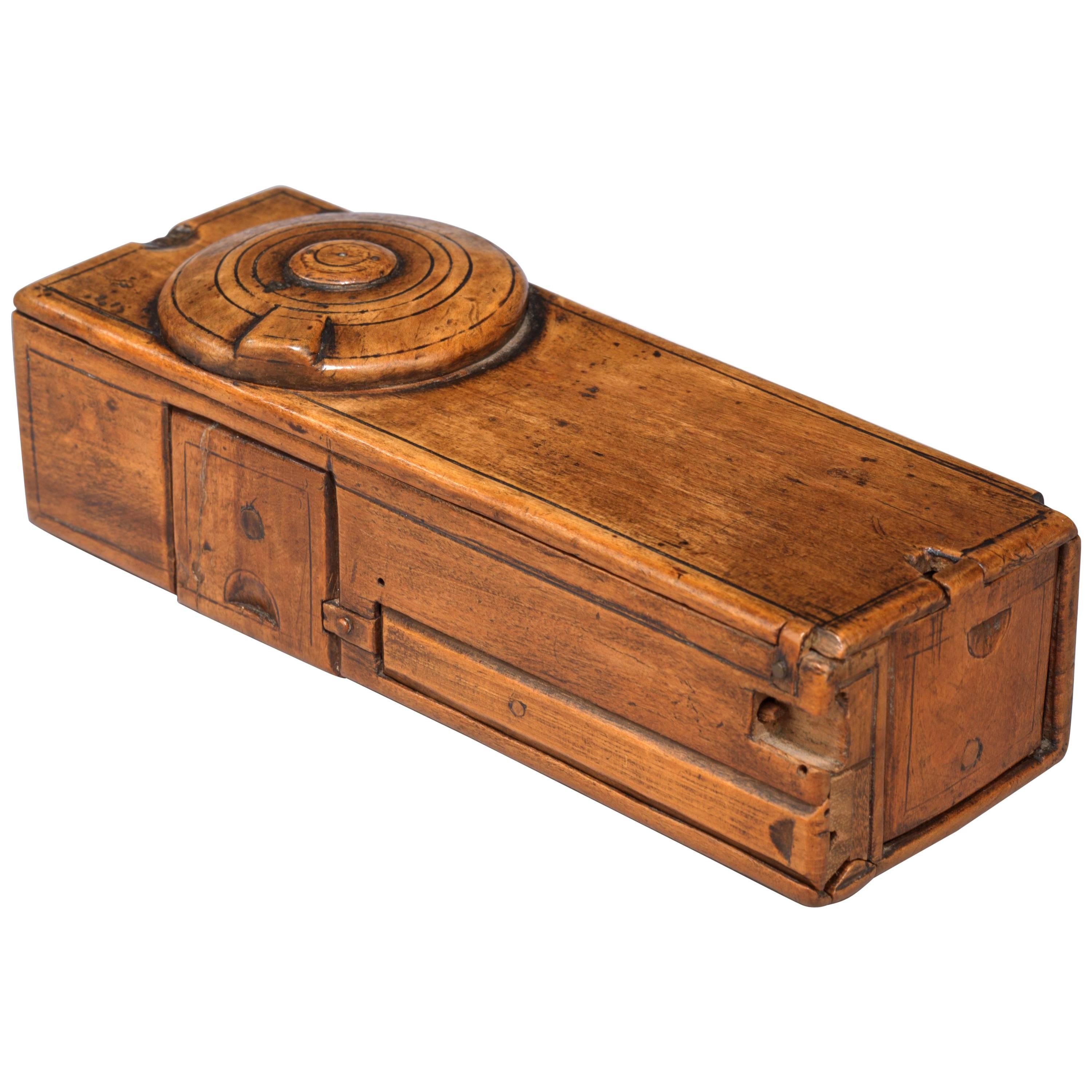 Rare Georgian Puzzle Table Snuff Box