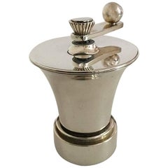 Georg Jensen Pyramid Pepper Mill in Sterling Silver by Harald Nielsen #632B