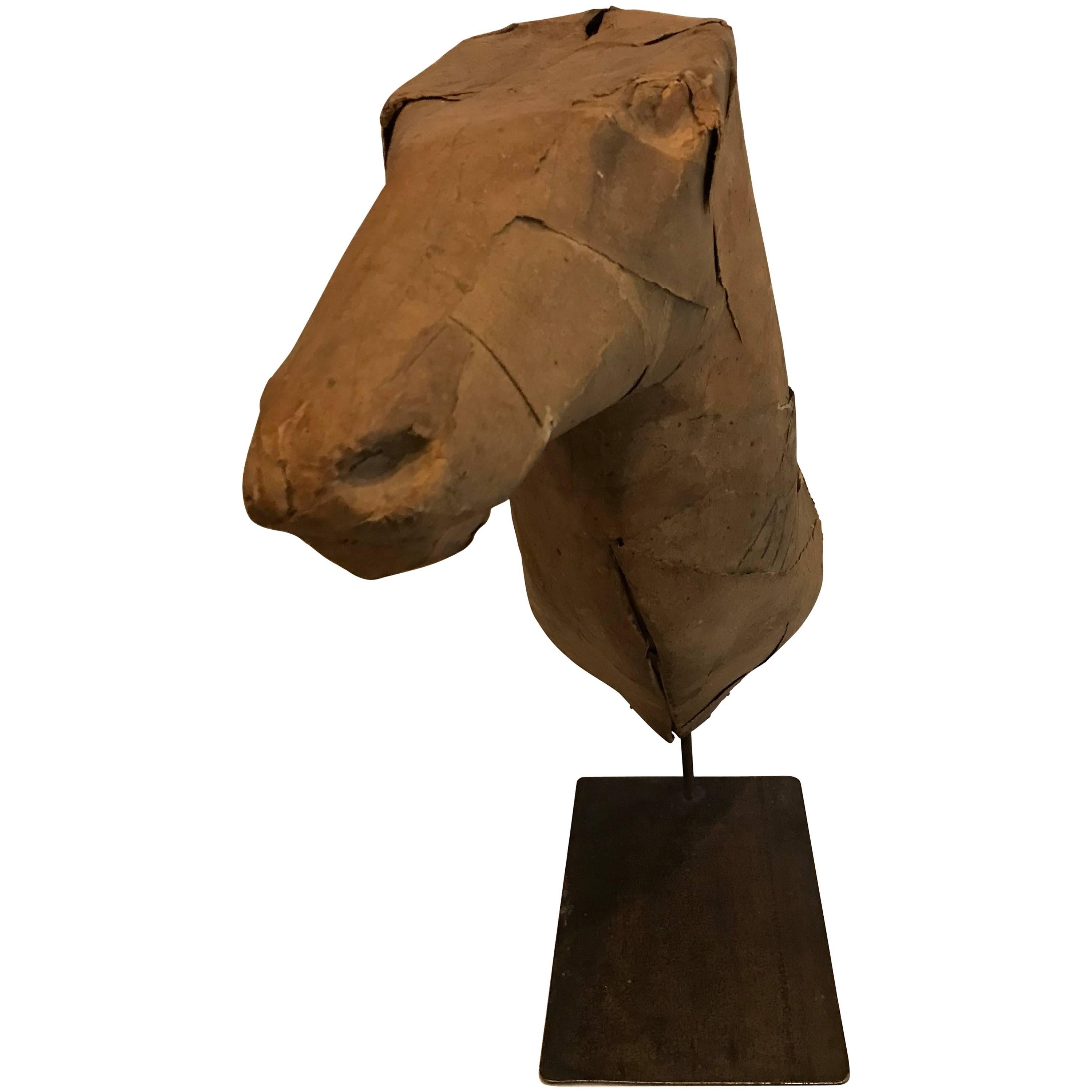 Early 20th Century Taxidermy Mold Horse Head
