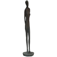 Bronze Figure of a Woman by Canadian Sculptor Jack Culiner