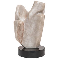 Signed Marble Abstract Sculpture