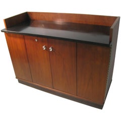 Mid-Century Modern Nussbaum Server Bar Wagen Amerikaner von Martinsville