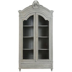 French Louis XVI-Style Painted Bookcase