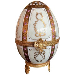 Vintage Faberge Eggs with Doves