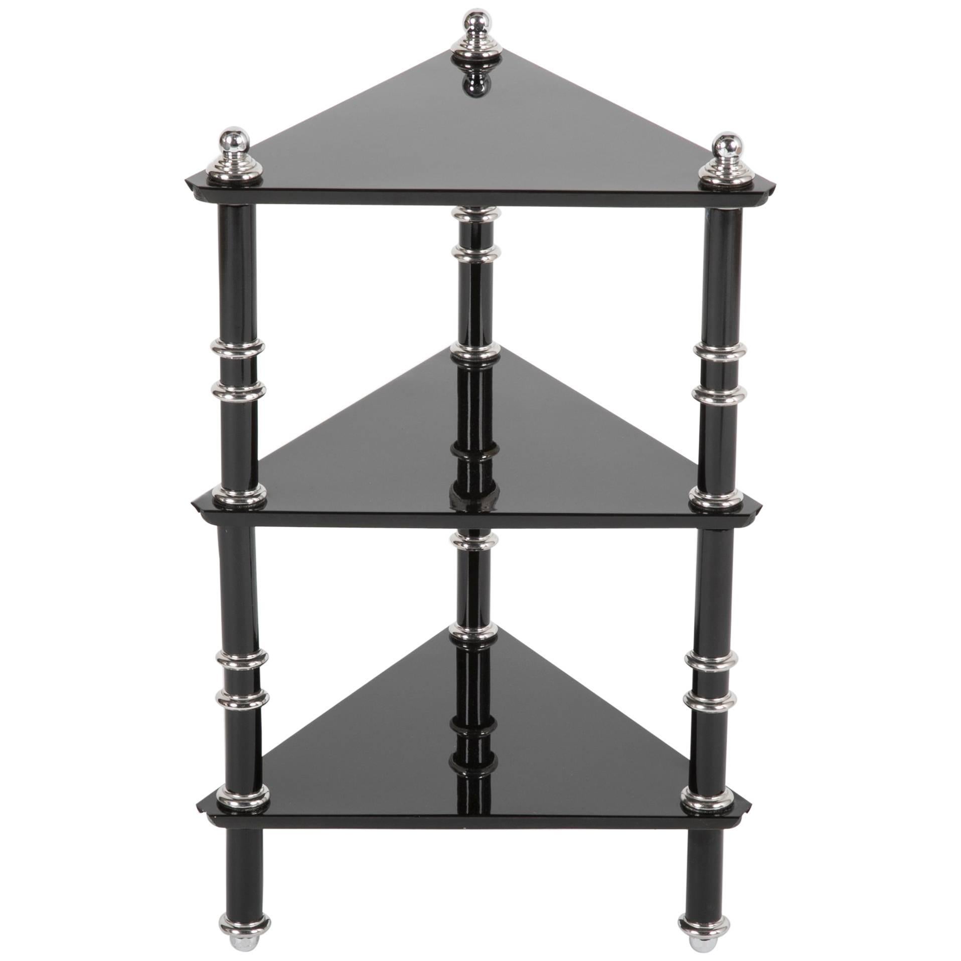 Rare Transitional Side Table/Etagere  by Warren McArthur