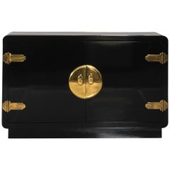 Lacquered Credenza by Bernhard Rohne for Mastercraft