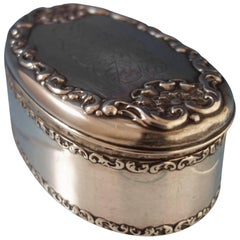 Imperial Queen by Whiting Sterling Silver Jewelry Box #3906 Hollowware
