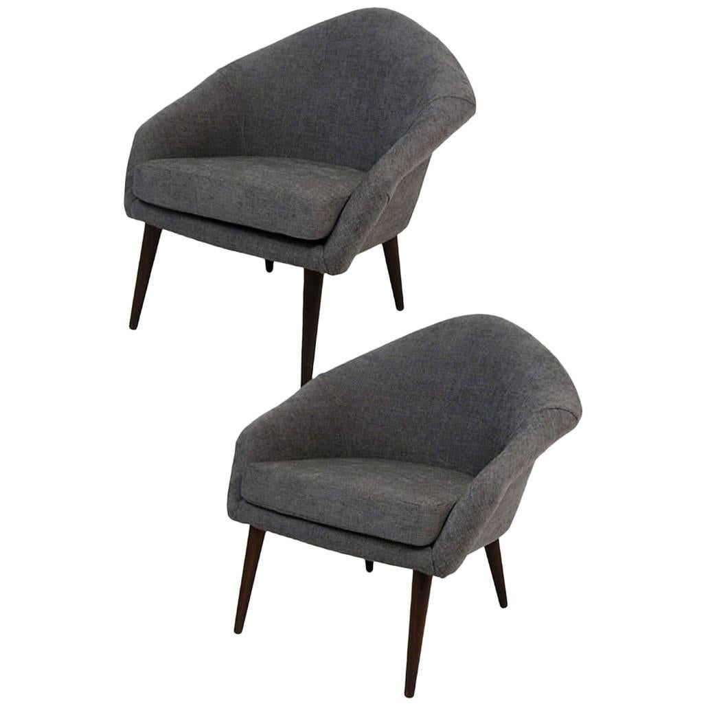 1960s Danish Modern Easy Chairs