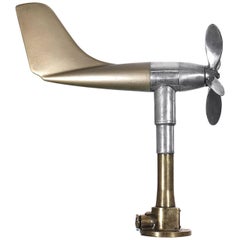 Vintage Large Airplane Shaped Wind Indicator