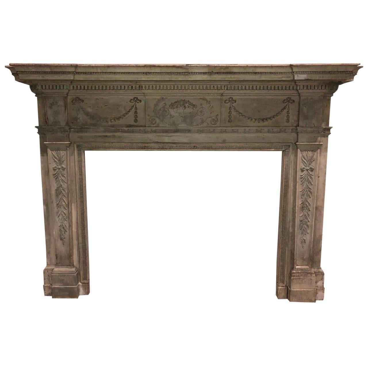 Stunning Federal Revival Fireplace Mantle