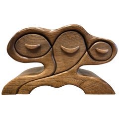 California Studio Jeweley Box in Walnut, circa 1970s