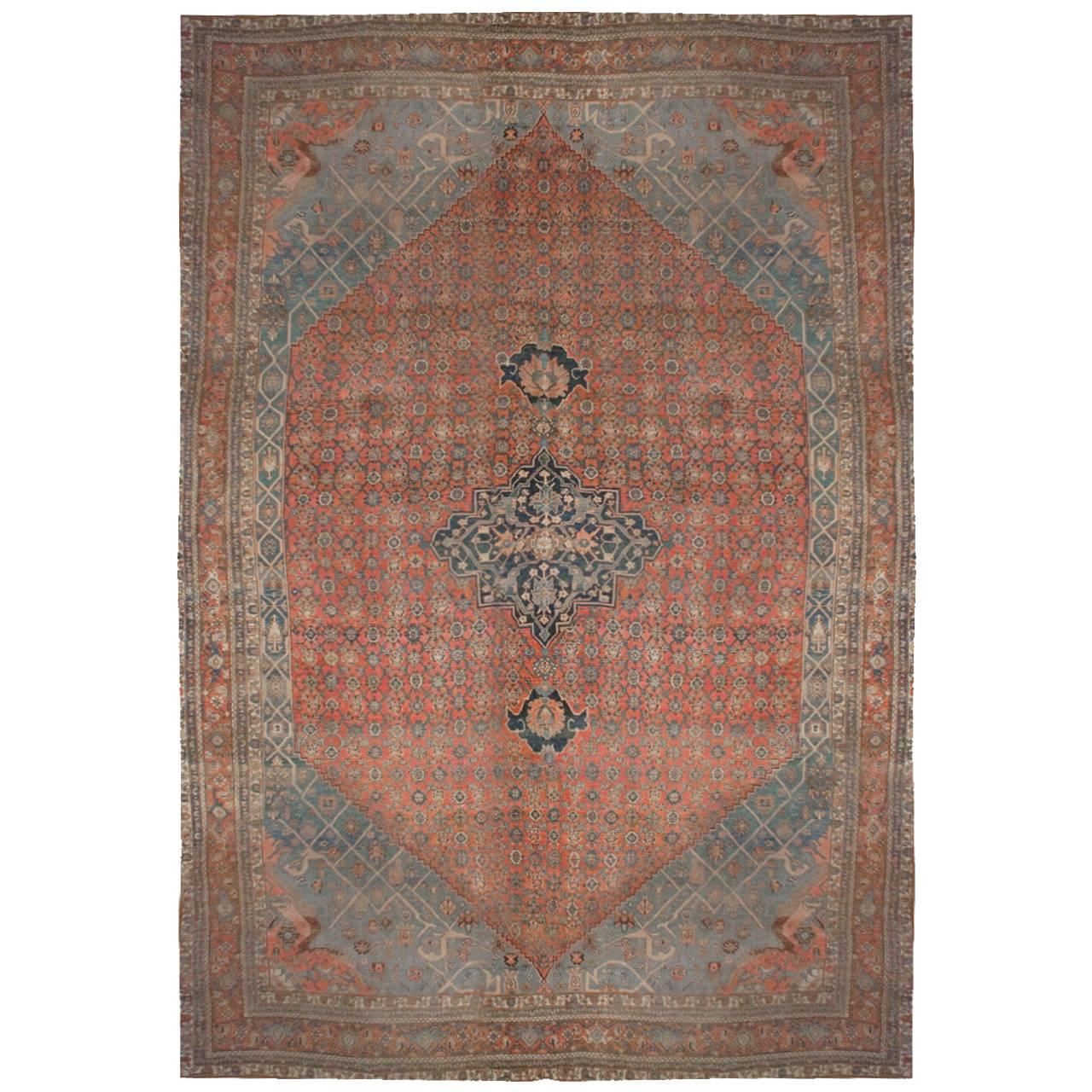 19th Century Bidjar Rug For Sale