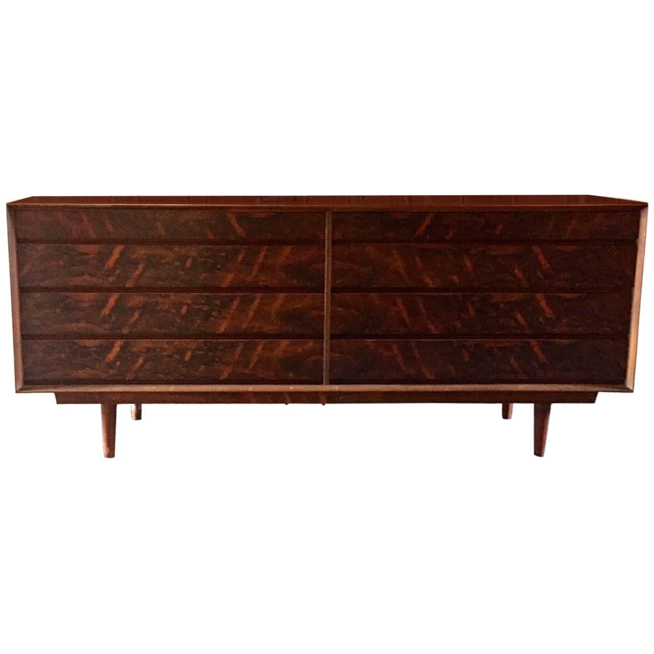 Danish Modern Rosewood Double Dresser