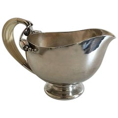 Georg Jensen Blossom Sterling Silver Gravy Boat #2A