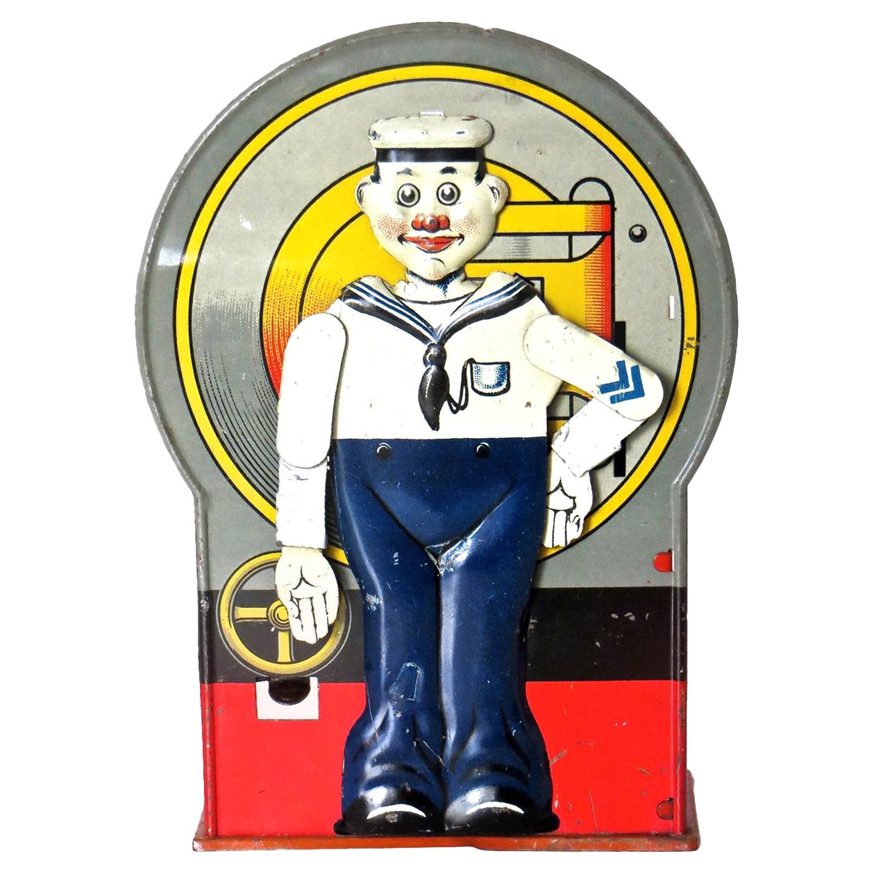 Mechanical Bank "Saluting Sailor", circa 1920s