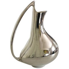 Georg Jensen Sterling Silver Henning Koppel Pitcher No. 992 "Pregnant Duck"