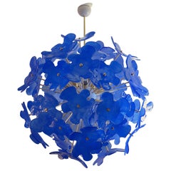 Murano Sputnik Art Glass Midcentury Chandelier and Pendant, 2000