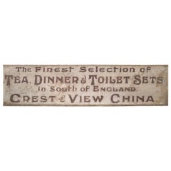 Antique Large Department Store Shop Trade Sign