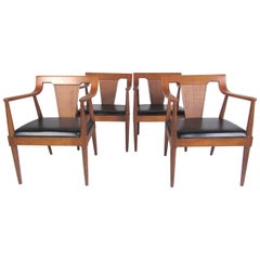 Stylish Set of American Modern Dining Chairs by Basic Witz