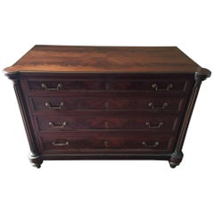 French Empire Style Four-Drawer Napoleonic Commode, circa 1850