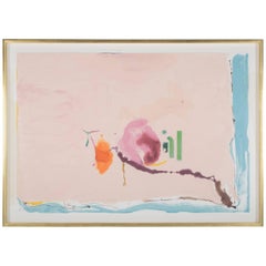 "Flirt" Screenprint in Colors by Helen Frankenthaler