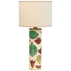 Huge Table Lamp by Piero Fornasetti