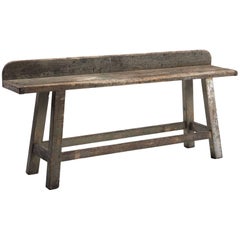 Primitive Oak Console