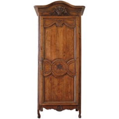 Late 18th Century Carved Walnut Louis XV Style Bonnetiere 