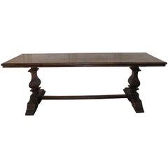 19th Century Renaissance Style Library or Dining Table