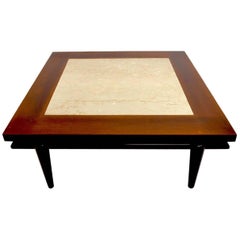 Square Marble Top Table by John Widdicomb