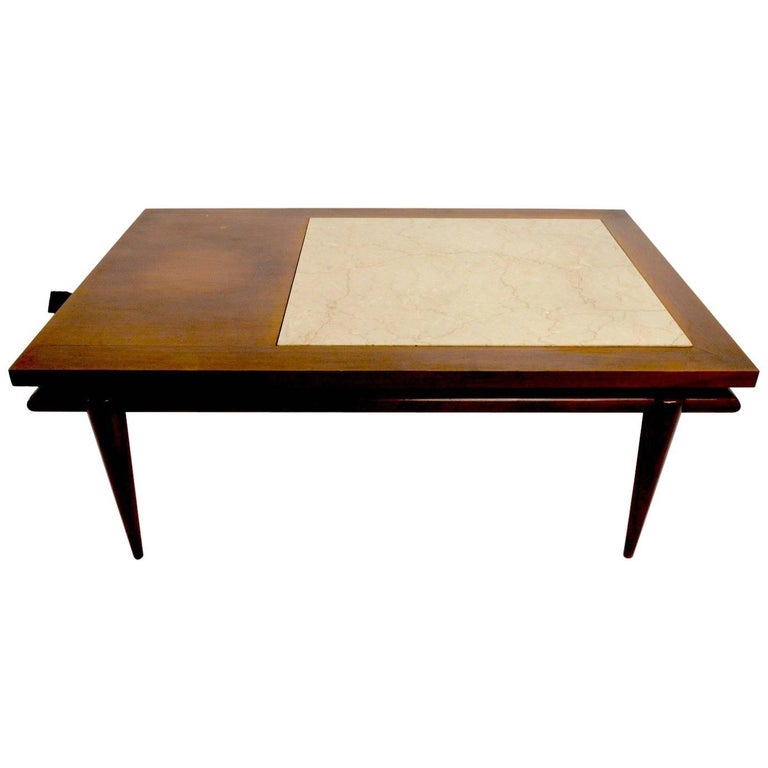 MarbleTop End Coffee Table by John at 1stDibs john