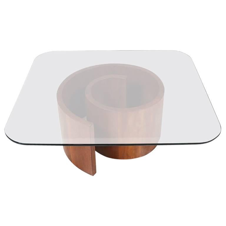 Vladimir Kagan “Snail” Coffee Table for Selig