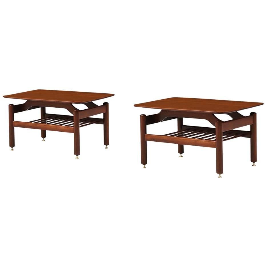 Greta M. Grossman Two-Tier Side Tables for Glenn of California