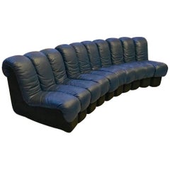 Ten-Piece Ds-600 Sofa for De Sede Leather by Berger, Peduzzi-Riva
