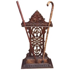 Cast Iron Victorian Period Umbrella/Stick Stand Probably by Coalbrookdale