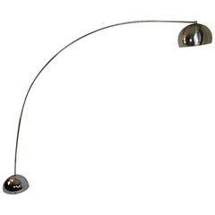 Mod Chrome Arc Lamp