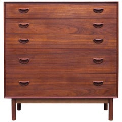 Five-Drawer Chest Designed by Peter Hvidt and Orla Molgaard-Nielsen, 1962