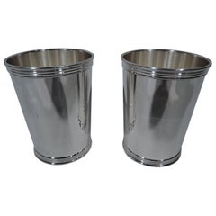 Pair of American Sterling Silver Mint Julep Cups