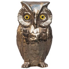 Vintage Owl Ice Bucket for Freddo Therm Glass Eyes