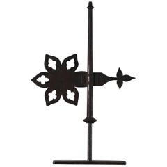 Late Victorian Copper Banner Weathervane