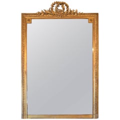 19th Century Louis XVI Style Gilded Mirror