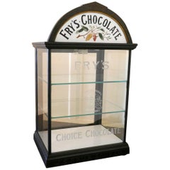 Antique Fry’s Chocolate Sweet Shop Display Cabinet  