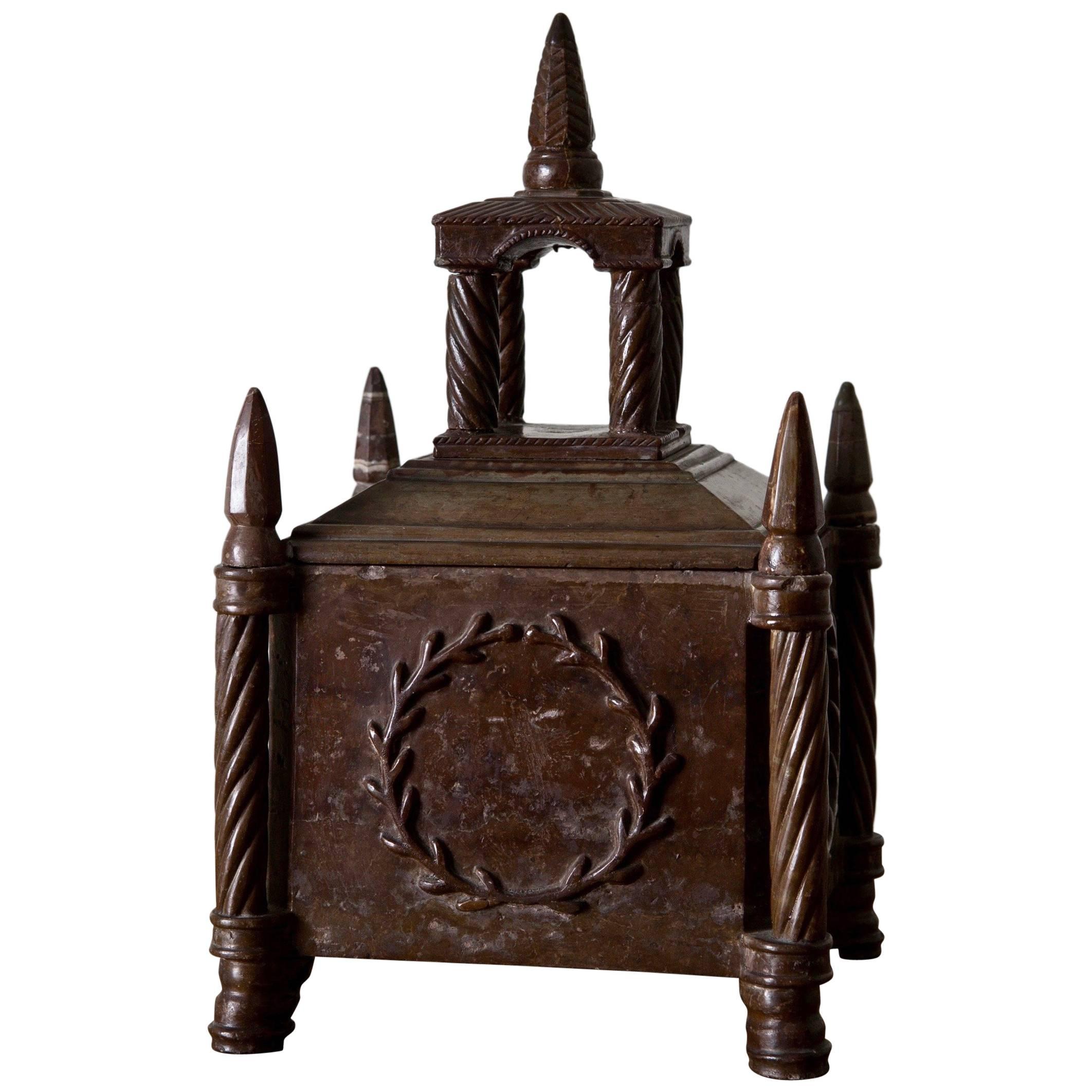 Boîte à tabac suédoise, pierre du XIXe siècle, Suède en vente