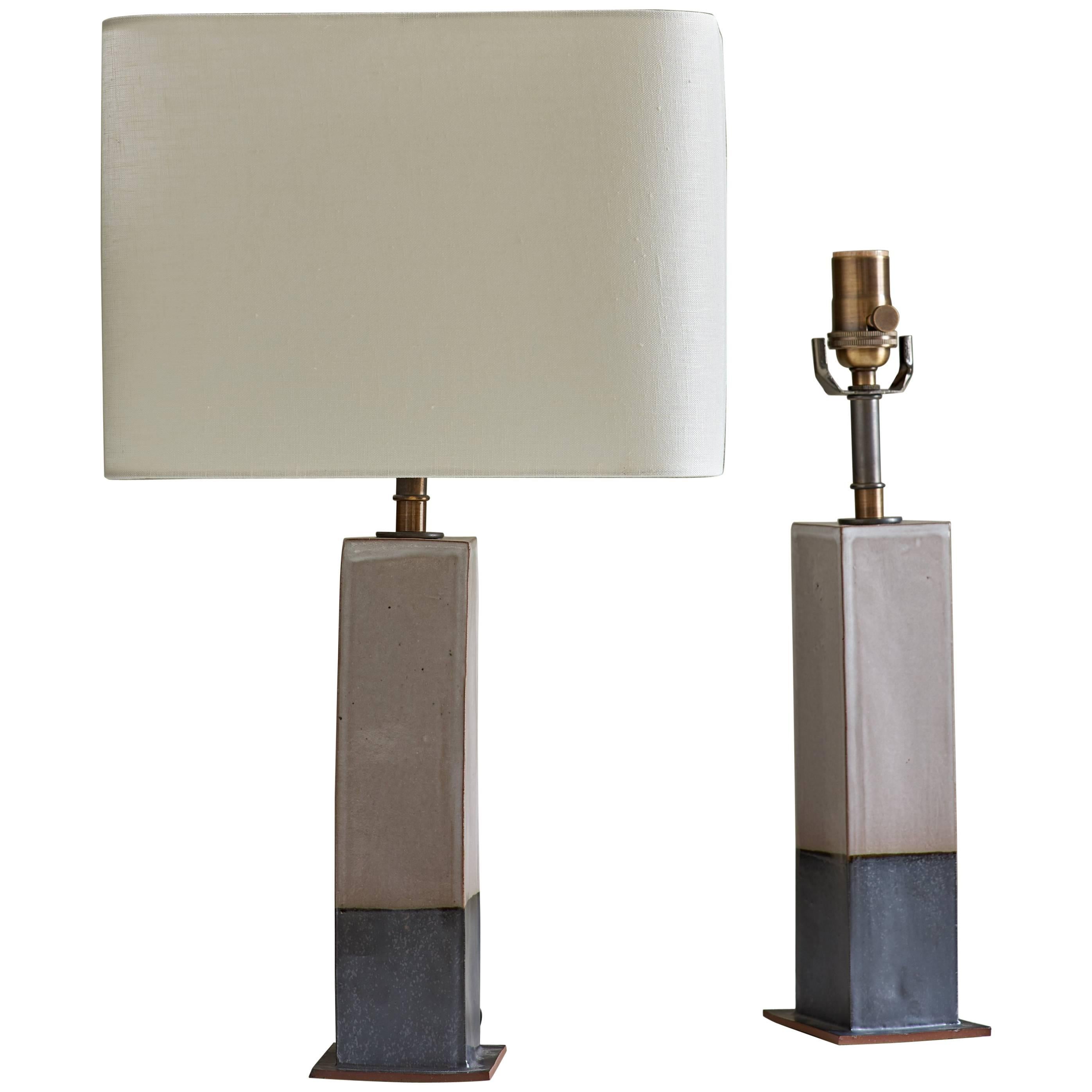 Ceramic Sculptural Table Lamp by Dumais Made